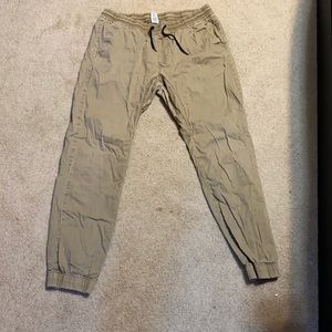 Men’s faded glory khaki joggers